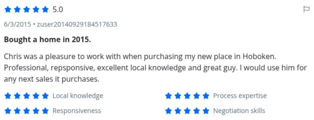 Zillow review by zuser20140929184517633, 6/3/2015, rated 5 of 5: Bought a home in 2015.